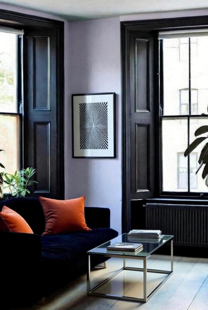 Solid shutter panels installed in a Hackney home, highlighting a completed shutter installation with a refined, architectural finish.